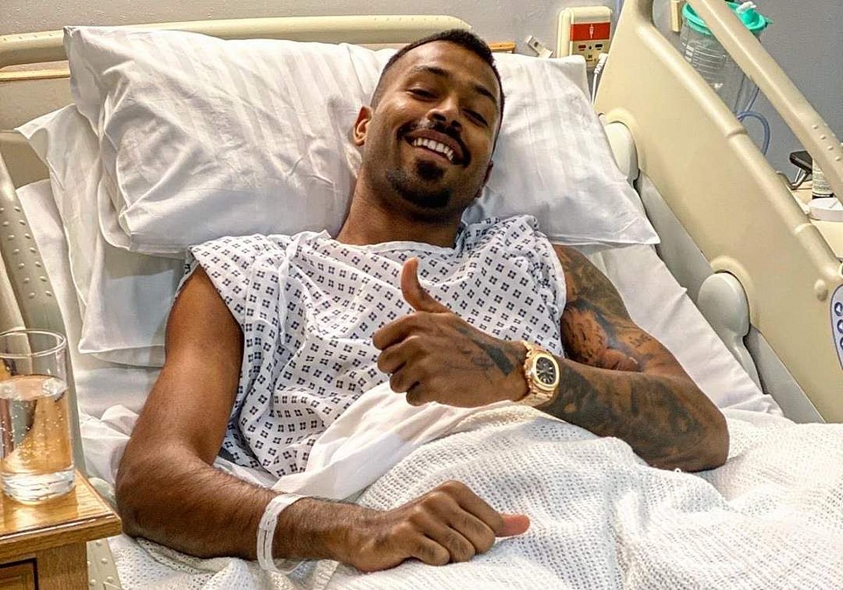 லண்டனில் அறுவை சிகிச்சை மேற்கொண்ட ஹார்திக் பாண்டியா