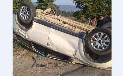 உத்தரகாண்ட் பாஜக எம்.பி பயணம் செய்த கார் விபத்து!