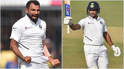 ஐசிசி டெஸ்ட் தரவரிசை:  ஷமியும், அகர்வாலும் முன்னேறாமல் இருந்தால்தான் ஆச்சரியம்!
