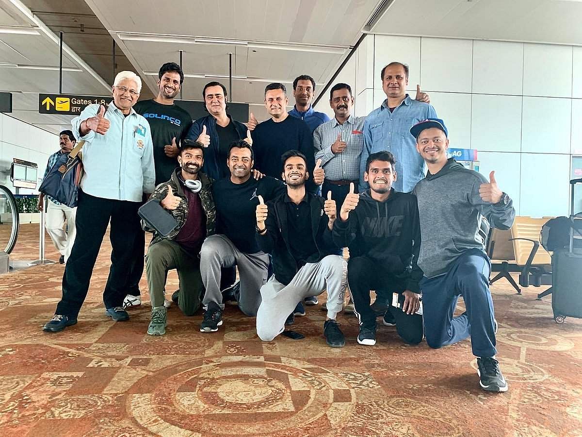 டேவிஸ் கோப்பை: பாகிஸ்தானை வீழ்த்தும் முனைப்பில் இந்தியா