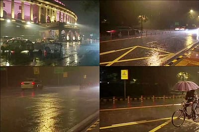 தில்லியில் இடி, மின்னலுடன் கனமழை: விமான சேவை பாதிப்பு