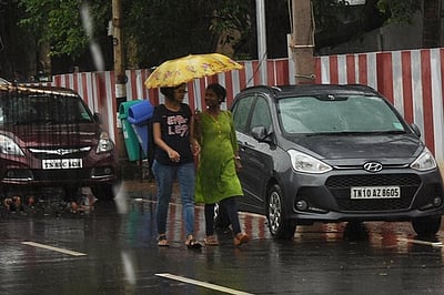 சென்னை உட்பட தமிழகத்தில் பரவலாக மழை