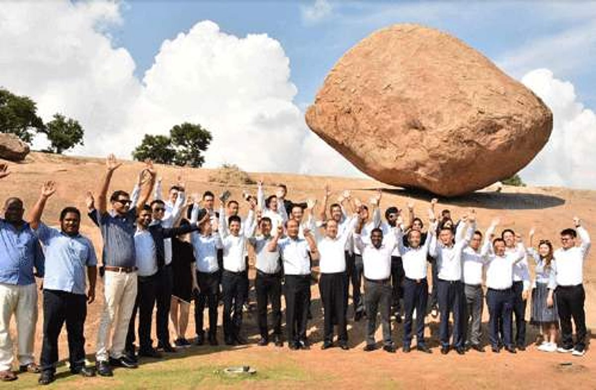 சீன நாட்டு மாகாண அமைச்சர்கள் 30 பேர் மாமல்லபுரம் சுற்றுலா வருகை