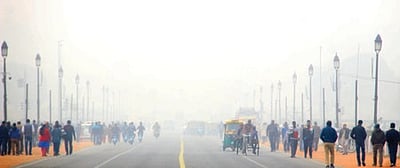 ஆண்டின் மிகக் குறைந்த காற்றுத் தரக் குறியீட்டை பதிவு செய்தது தில்லி!