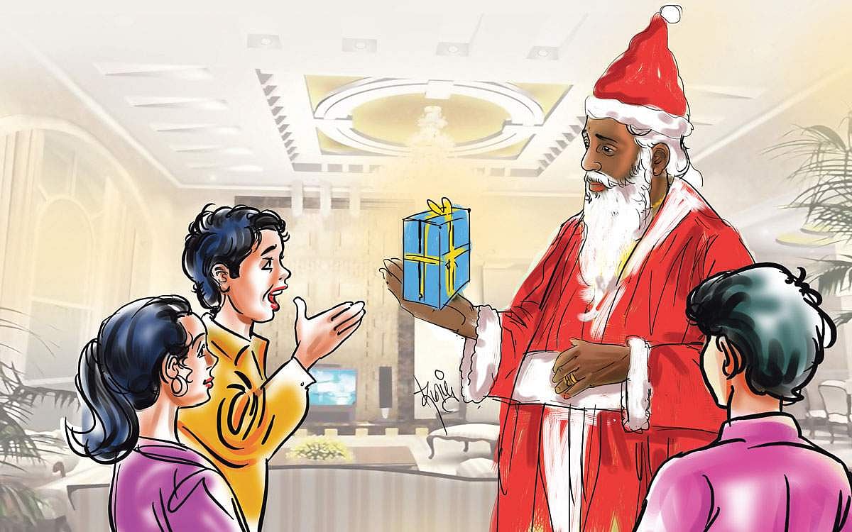 அரங்கம்: கிறிஸ்துமஸ் மரத்தில்! 