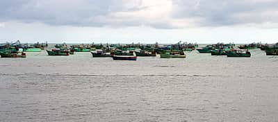ஸ்ரீஹரிகோட்டாவில் ராக்கெட் ஏவுவதால் மீனவா்கள் கடலுக்கு செல்ல தடை