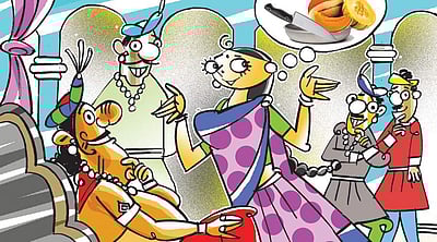 பூமியை  வெட்டி  கொஞ்சம் பூமியை  அதில் வைக்கப் போனவர்! நாடோடிக் கதை!