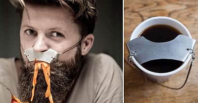 ஆண்களே! காஃபி, டீயை இனிமேலும் உங்கள் மீசையில் வடிகட்டும் அபத்தம் வேண்டாம்... வந்து விட்டது புதிய?!