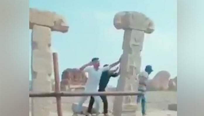 பொதுச்சொத்துக்கு சேதம் விளைவித்தால் சும்மா விட்டுவிடுவார்களா? சபாஷ் சரியான தண்டனை!