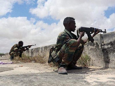 சோமாலியாவில் 40 அல் - ஷபாப் பயங்கரவாதிகள் சுட்டுக்கொலை 