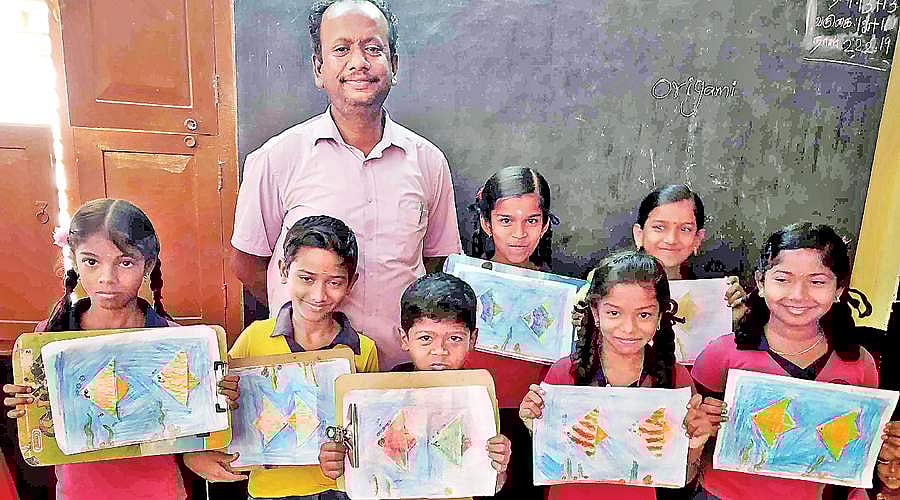 மனதை  ஒருமுகப்படுத்த ஓவியப் பயிற்சி!