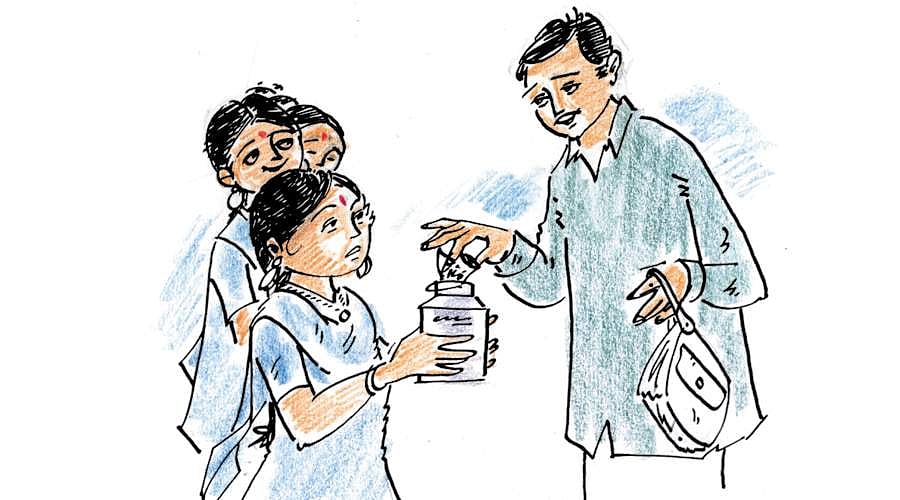 கதைப் பாடல்: சிறுமிகளின் அரிய செயல்!