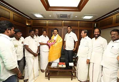 நோட்டாவோடு போட்டி போட்டுக் கொண்டிருக்கும் பாஜகவுக்கு ஐந்து சீட்டா?: கொந்தளித்த ராஜகண்ணப்பன் 