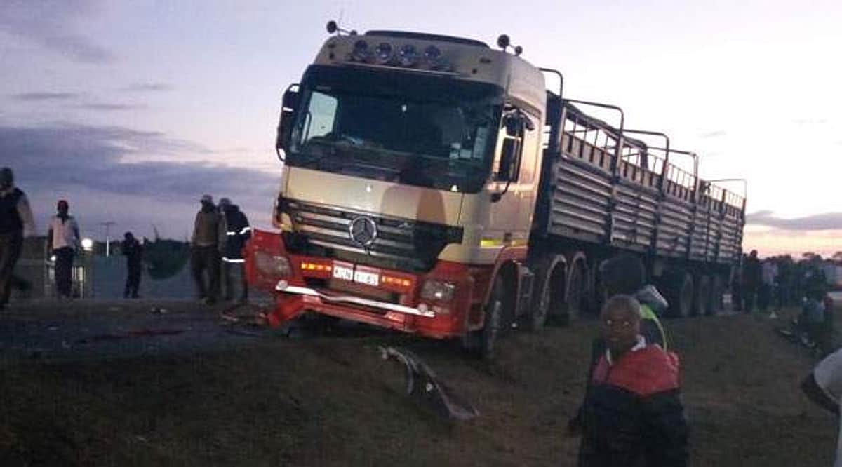 கென்யாவில் ட்ரக்கின் மீது பேருந்து மோதி 14 பேர் பலி