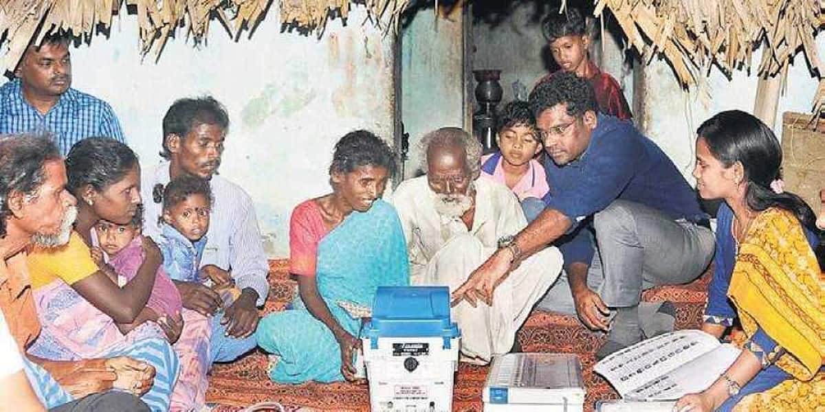 85 வயதில் முதல் முறையாக வாக்களிக்கும் குடும்பத் தலைவர்: அப்போ குடும்பத்தினர்??