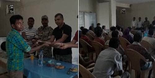 சத்தீஸ்கரில் 34 நக்ஸலைட்டுகள் எஸ்பி மார்வி  முன்பு சரண்