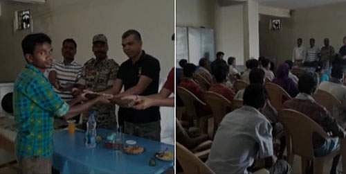 சத்தீஸ்கரில் 34 நக்ஸலைட்டுகள் எஸ்பி மார்வி  முன்பு சரண்