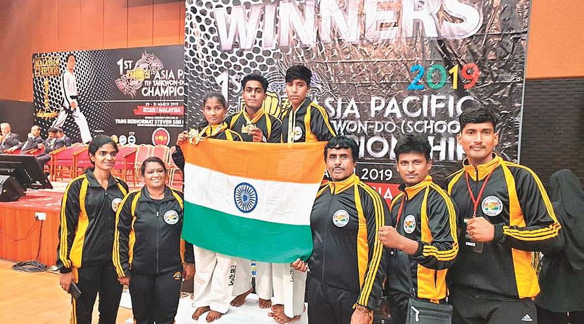 தங்கம் குவித்த தற்காப்புக்கலை