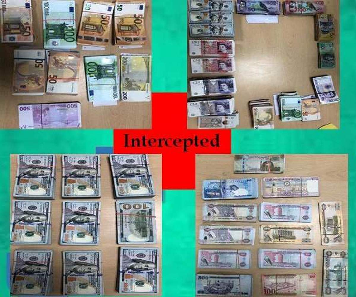 பல நாடுகளின் பணத்துடன் விமான நிலையத்தில் 3 பேர் கைது