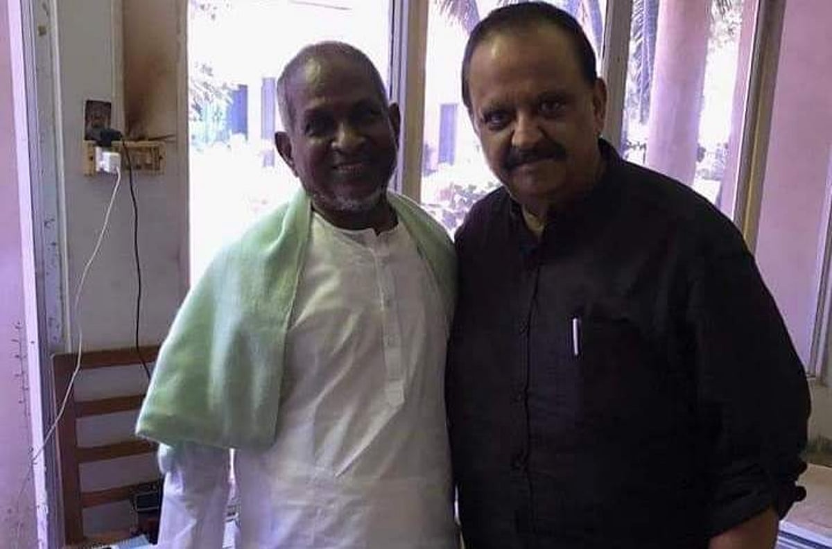 இசைக்கச்சேரி ஒத்திகையின்போது இளையராஜா - எஸ்பிபி சந்திப்பு! நெகிழ்வான தருணங்களின் புகைப்படங்கள்!