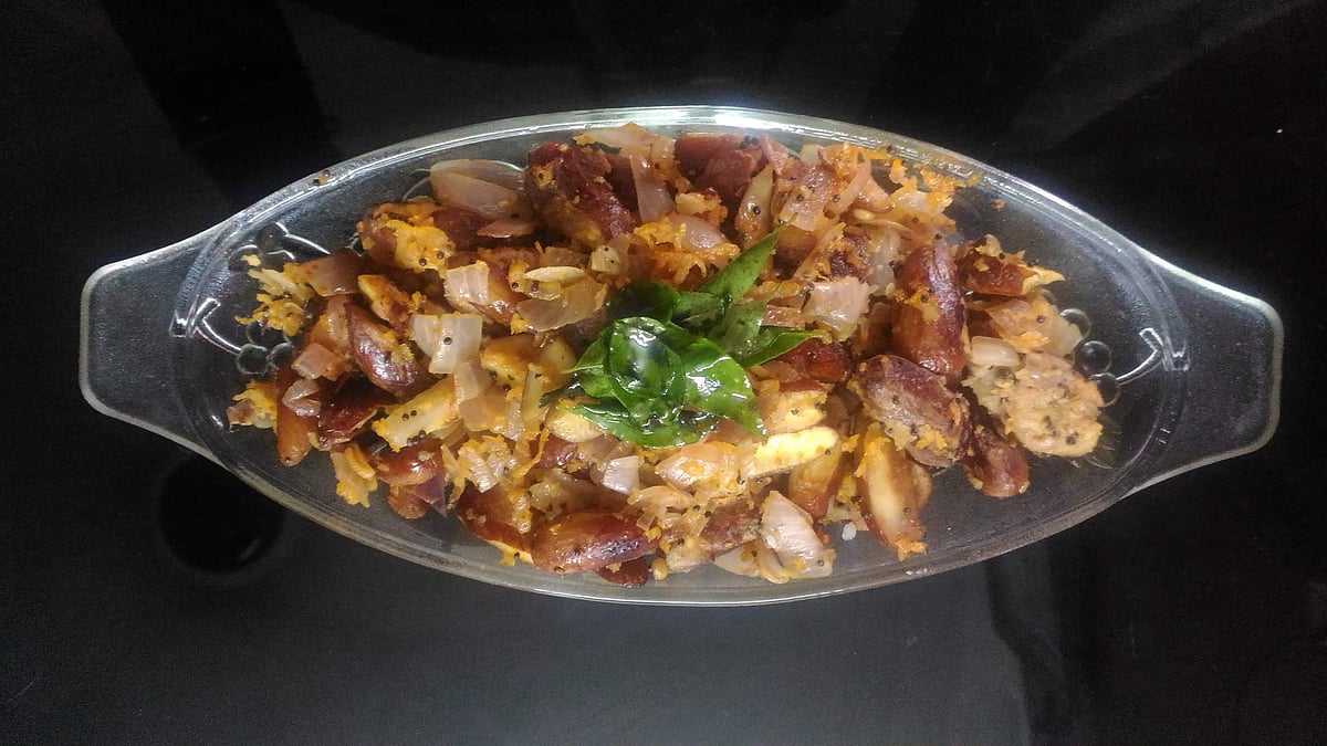 11. ருசியான சக்கைக் கொட்டை பொடிமாஸ்