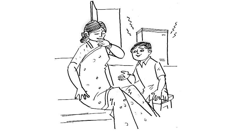 மகனிடம் கற்ற பாடம்!