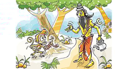 செத்த பாம்பைக் கையில் பிடித்துக் கொண்டு அலையும் நிலை!