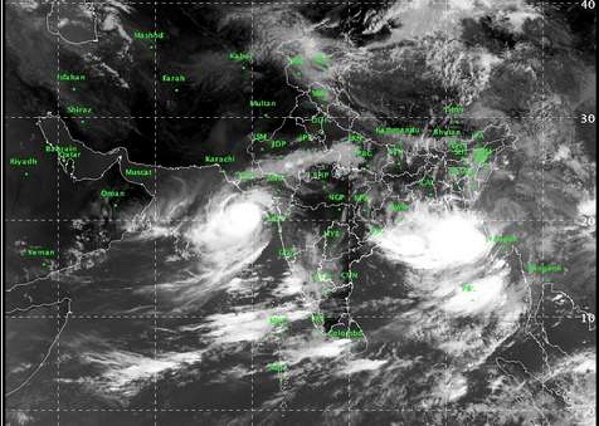 பாதையை மாற்றியது வாயு புயல்: நூலிழையில் தப்பியது குஜராத்