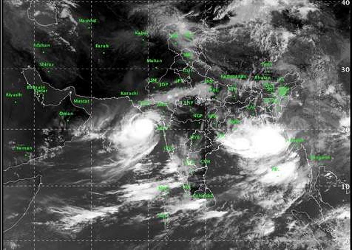 பாதையை மாற்றியது வாயு புயல்: நூலிழையில் தப்பியது குஜராத்
