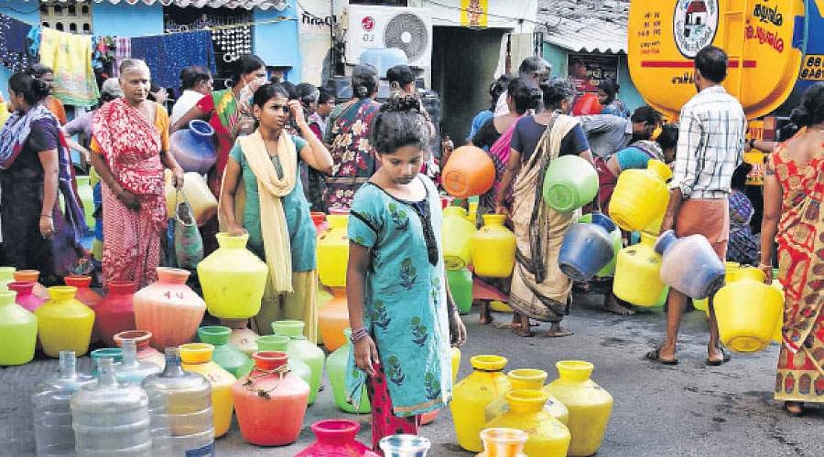 குடிக்க, சுத்தம் செய்ய இல்லை தண்ணீர்