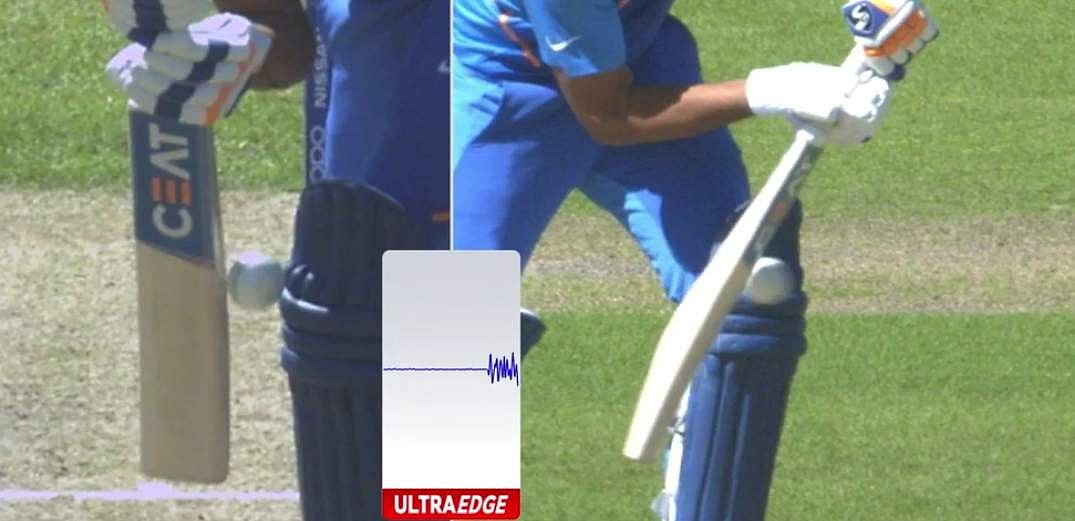 ரோஹித் சர்மா அவுட்டா?: நடுவரின் முடிவுக்கு அதிருப்தி தெரிவித்துள்ள ரசிகர்கள்!