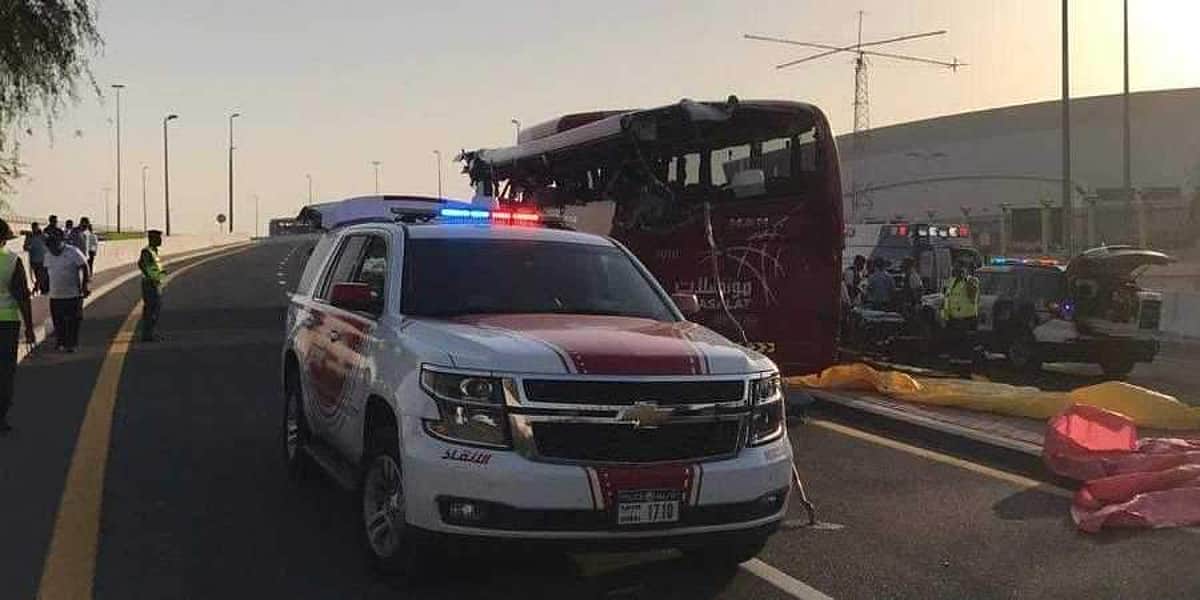 துபாயில் பேருந்து விபத்து: எட்டு இந்தியர்கள் உட்பட 17 பேர் பலி