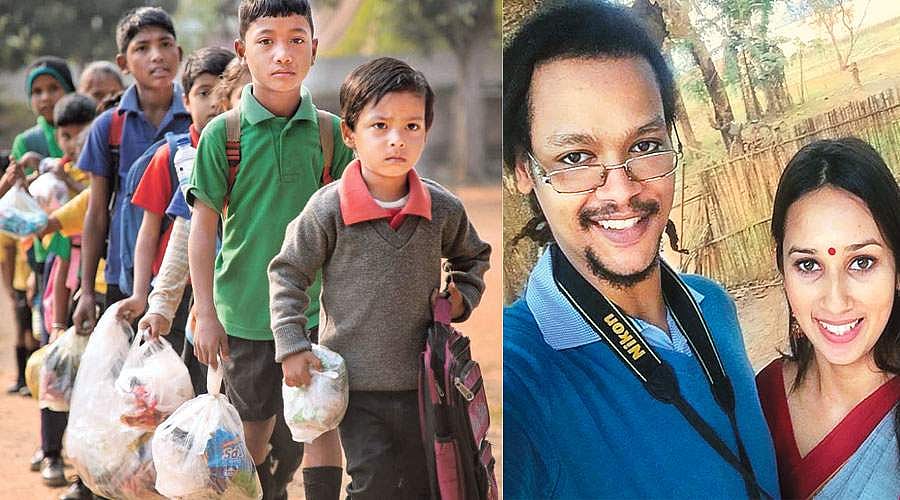 அதிசயப்பள்ளி: கல்வி கட்டணமாக பிளாஸ்டிக் கழிவுகள்!