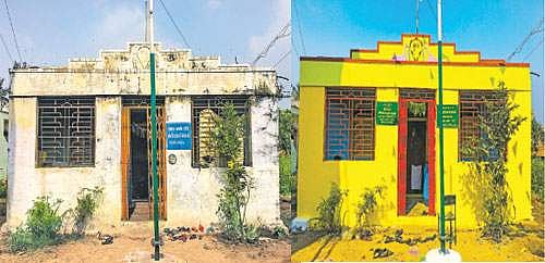 அரசு பள்ளியை தரம் உயர்த்தும் இளைஞர்கள்