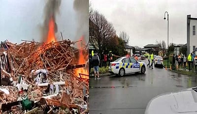 நியூஸிலாந்தில் வெடிவிபத்து காரணமாக பதற்றம்