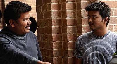 விஜய் - ஷங்கர் படம் குறித்து தகவல் தெரிவித்த விக்ரம்!