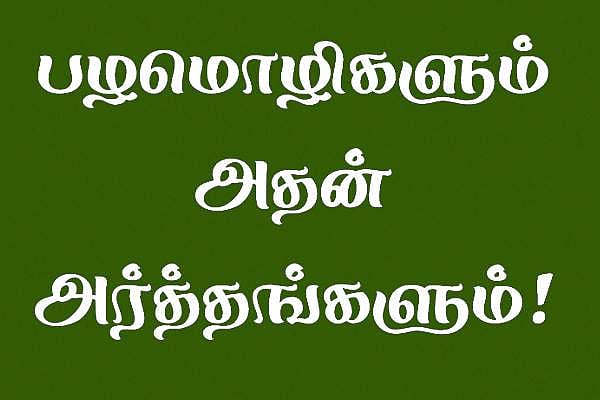 உங்களுக்கு தமிழ் மேல் தீராக்காதலா? அப்படியென்றால் இந்தப் பழமொழிகளுக்கு அர்த்தம் சொல்லுங்களேன்!