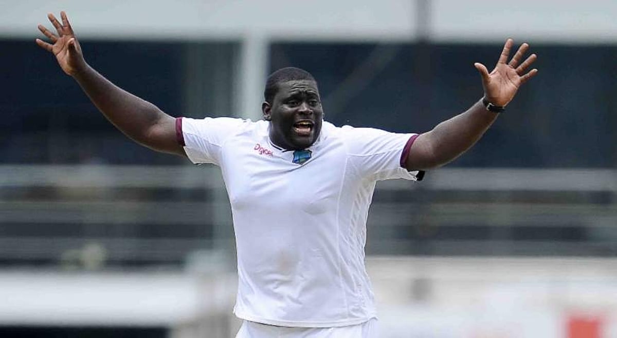 ஆறரை அடி உயரம், 140 கிலோ எடை: ‘மெகா’ வீரரை டெஸ்ட் தொடருக்குத் தேர்வு செய்த மே.இ. தீவுகள் அணி!