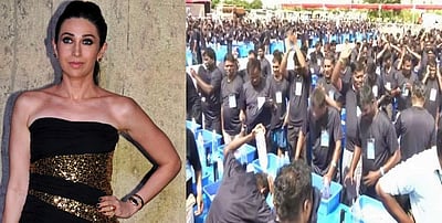 சென்னையில் 'பாலிவுட் நாயகி' முன்னிலையில் ஹேர் டை கின்னஸ் சாதனை!