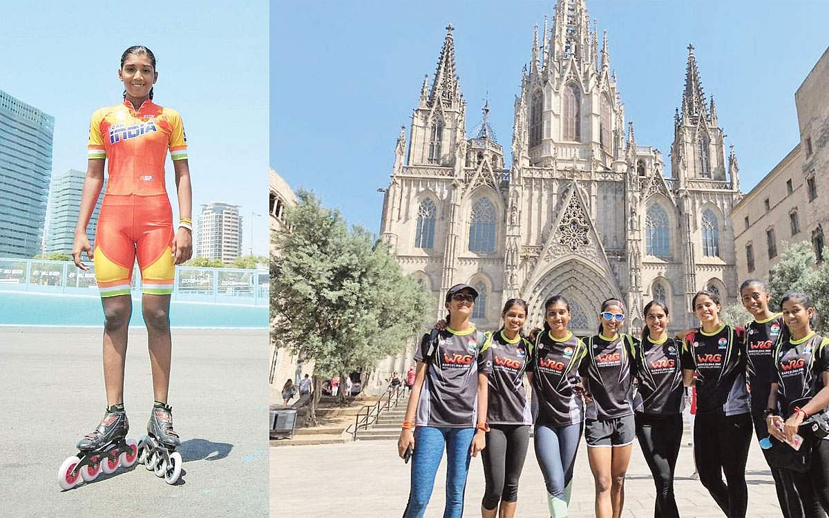 காலில் சக்கரம்... கழுத்தில் பதக்கங்கள்!