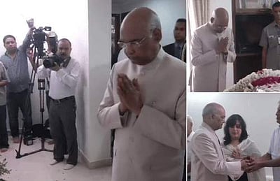 சுஷ்மா ஸ்வராஜ் மறைவு: தலைவர்கள் நேரில் அஞ்சலி