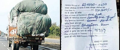 தில்லியில் ரூ.1 லட்சத்து 40 ஆயிரம் அபராதம் செலுத்திய லாரி முதலாளி