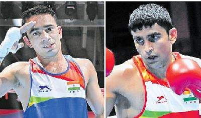 உலக ஆடவர் குத்துச்சண்டை அரையிறுதியில் அமித் பங்கால், மணிஷ்