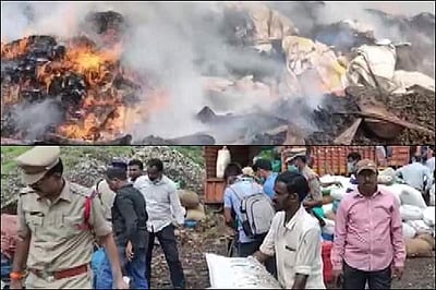 ஆந்திராவில் ரூ.13 கோடி மதிப்பிலான 63 ஆயிரம் கிலோ கஞ்சா அழிப்பு