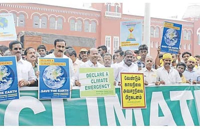 காலநிலை அவசர நிலையை அறிவிக்கக் கோரி பிரசாரம்: ராமதாஸ் தொடக்கி வைப்பு