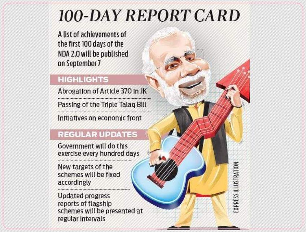 பாஜக ஆட்சி 2.0வின் நூறு நாட்கள் சாதனைப் பட்டியல் தயார்!