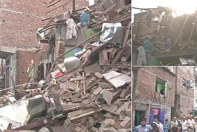 தில்லியில் 4 மாடி கட்டிடம் இடிந்து விபத்து: 2 பேர் பலி