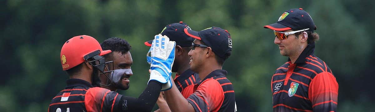 ஜிம்பாப்வே அணியை வீழ்த்தி சாதனை வெற்றியை அடைந்த சிங்கப்பூர் கிரிக்கெட் அணி!