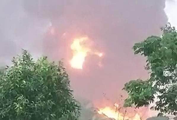 மும்பை ஓஎன்ஜிசி நிறுவன ஆலையில் தீ விபத்து