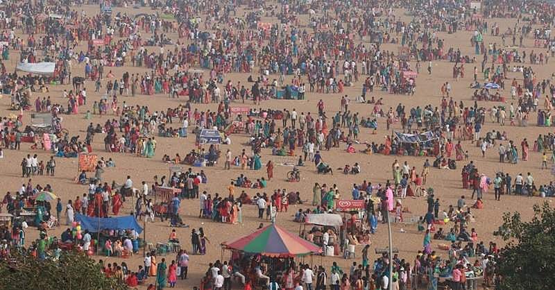 காணும் பொங்கல்: மெரீனாவில் குவிந்த சென்னை மக்கள்